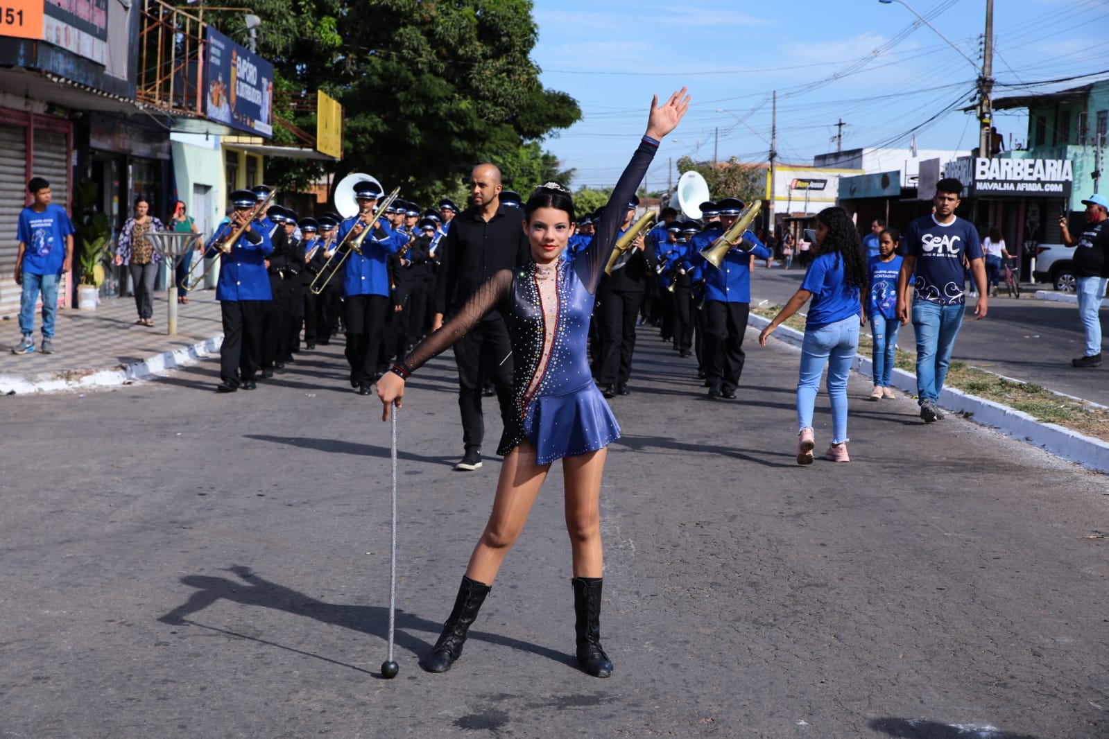 Defile cívico celebra os 45 anos do setor Cidade Livre em Aparecida de Goiânia