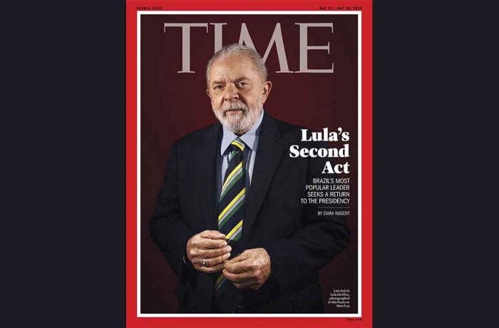 Revista norte-americana Time destaca Lula como candidato que pode fazer o Brasil retomar o crescimento econômico