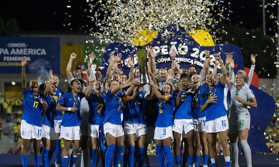 Brasil vence Copa América de Futebol Femininacom 100% de aproveitamento