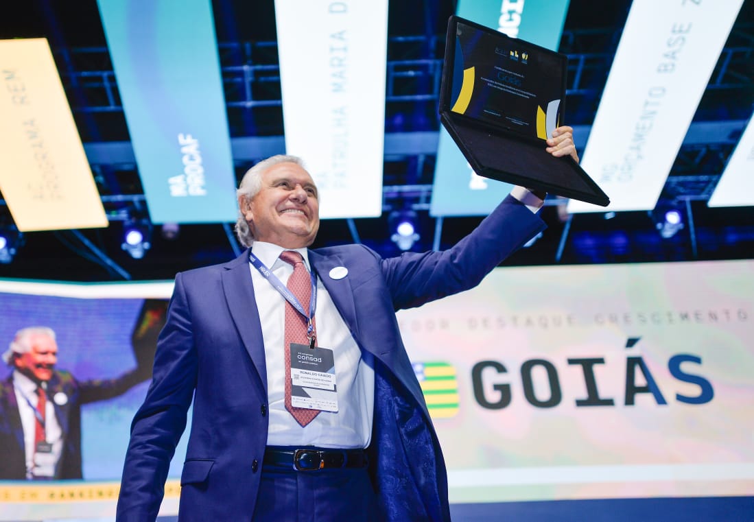 Imagem destacada do post: Caiado: “Goiás é o campeão em crescimento no Brasil”