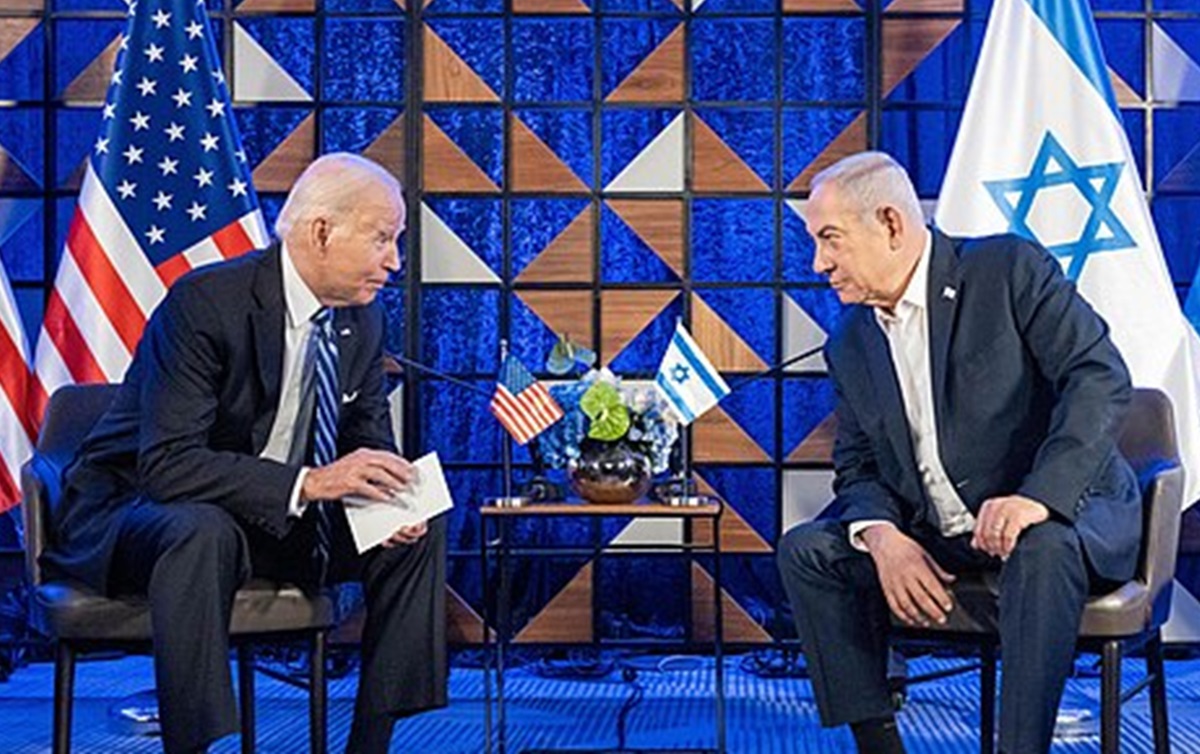 Imagem destacada do post: Biden condiciona apoio a Israel ao fim do massacre de civis em Gaza