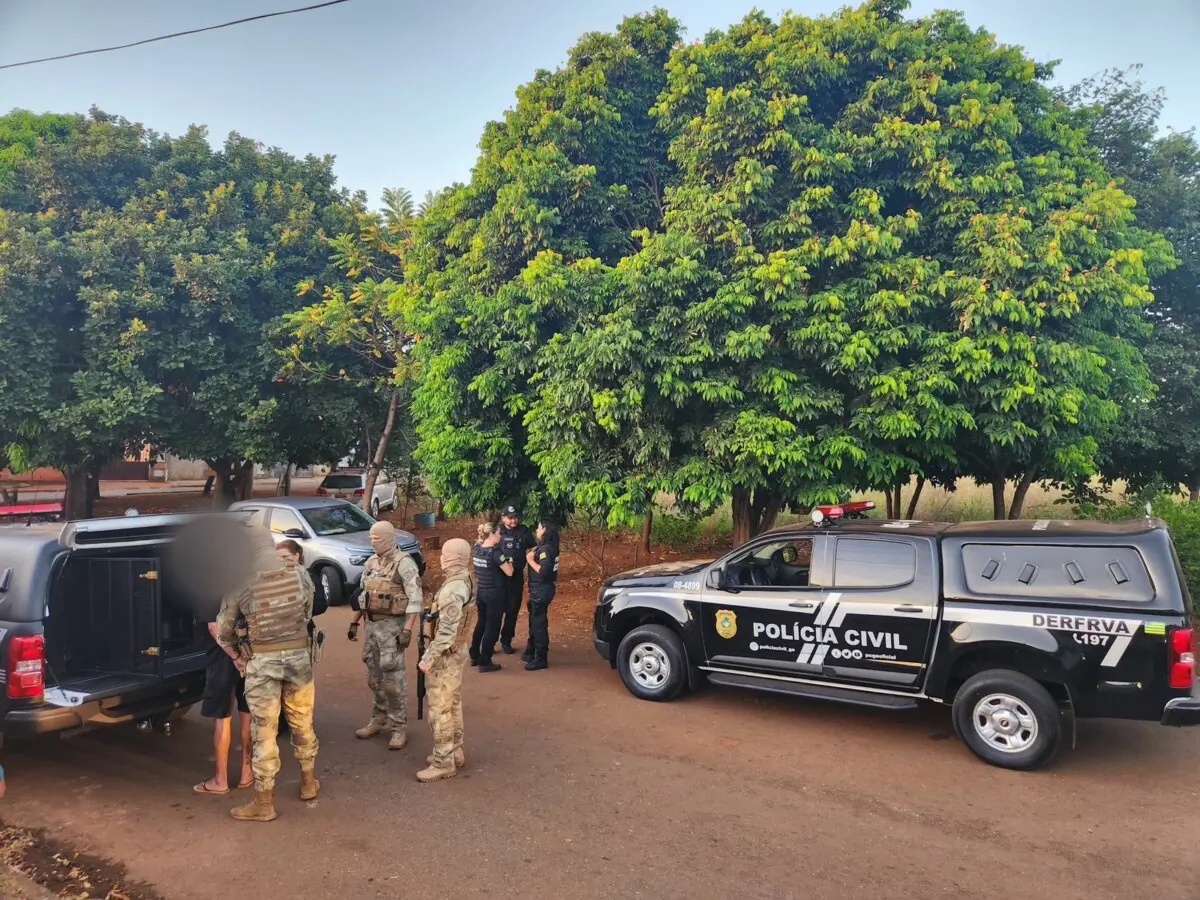 Imagem destacada do post: Megaoperação cumpre 62 mandados judiciais em Goiás