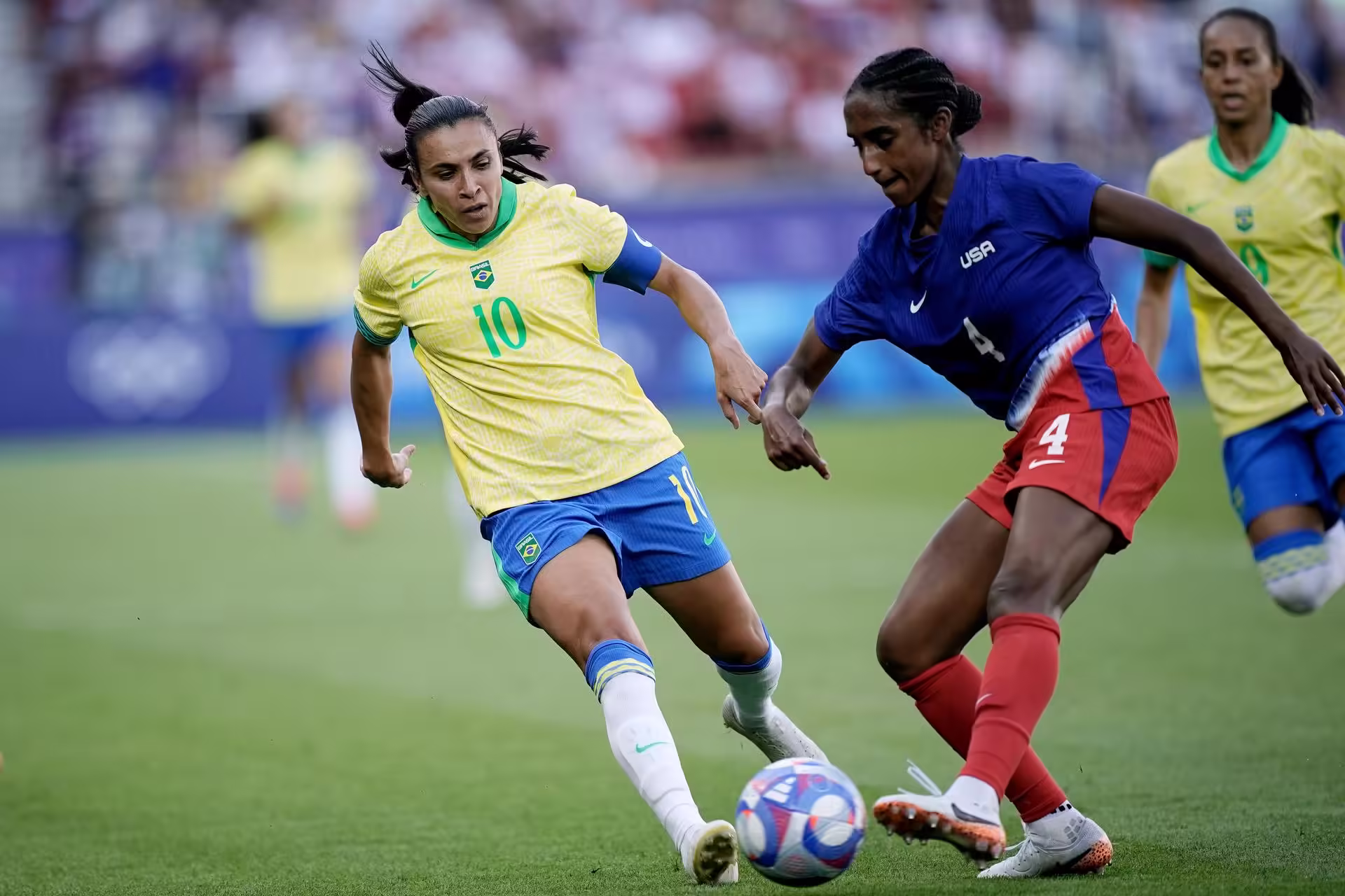 Imagem destacada do post: No futebol feminino Brasil ganha a 19ª medalha dos Jogos Olímpicos