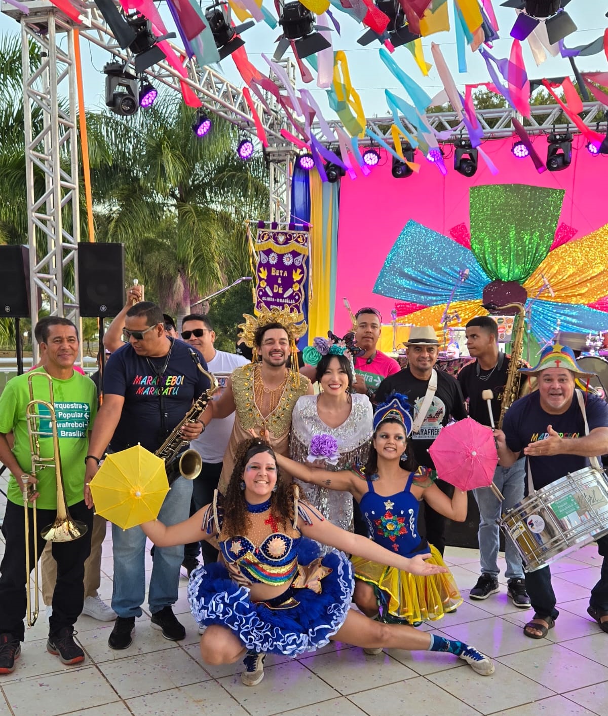 Imagem destacada do post: Bloco Maracatu do Cerrado traz carnaval de Pernambuco a Goiânia neste sábado