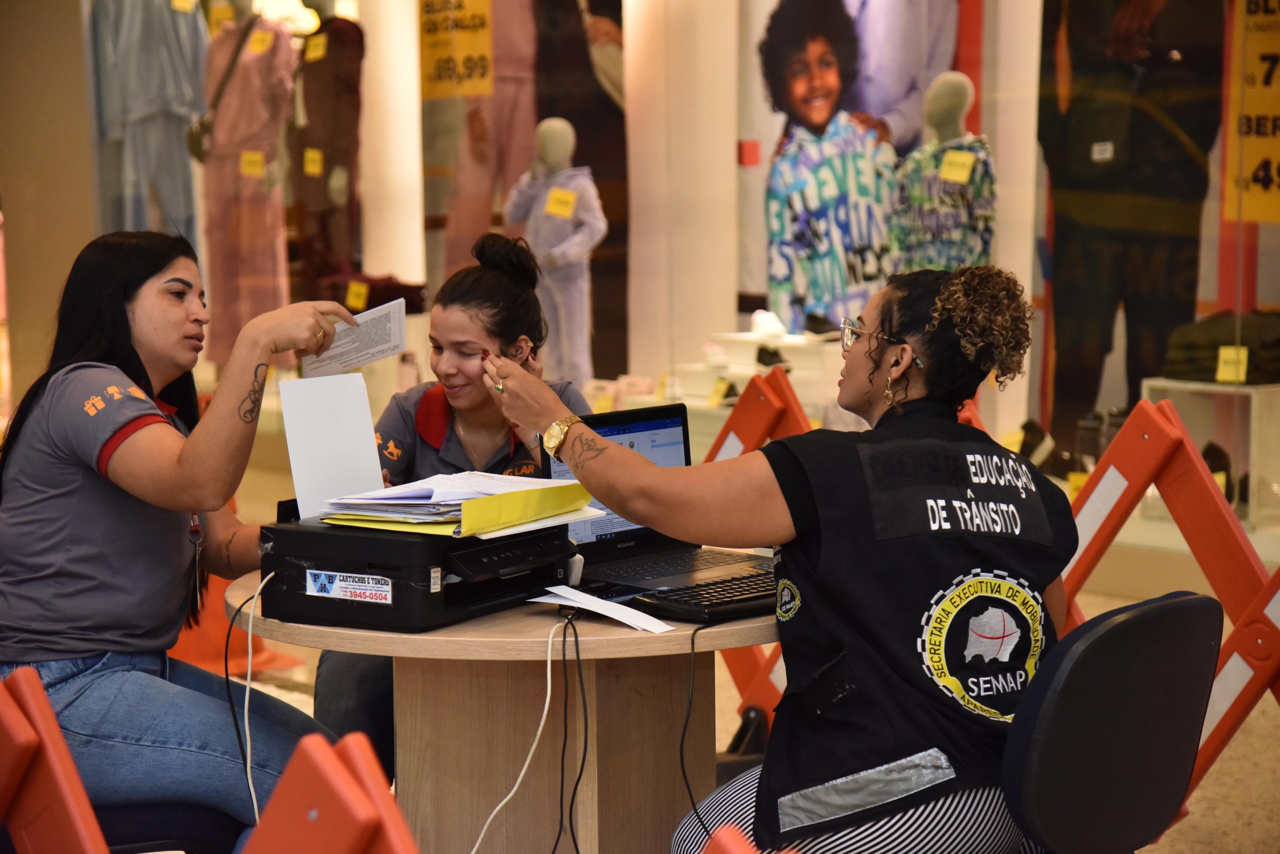 Imagem destacada do post: Ação itinerante da SMTA no Aparecida Shopping