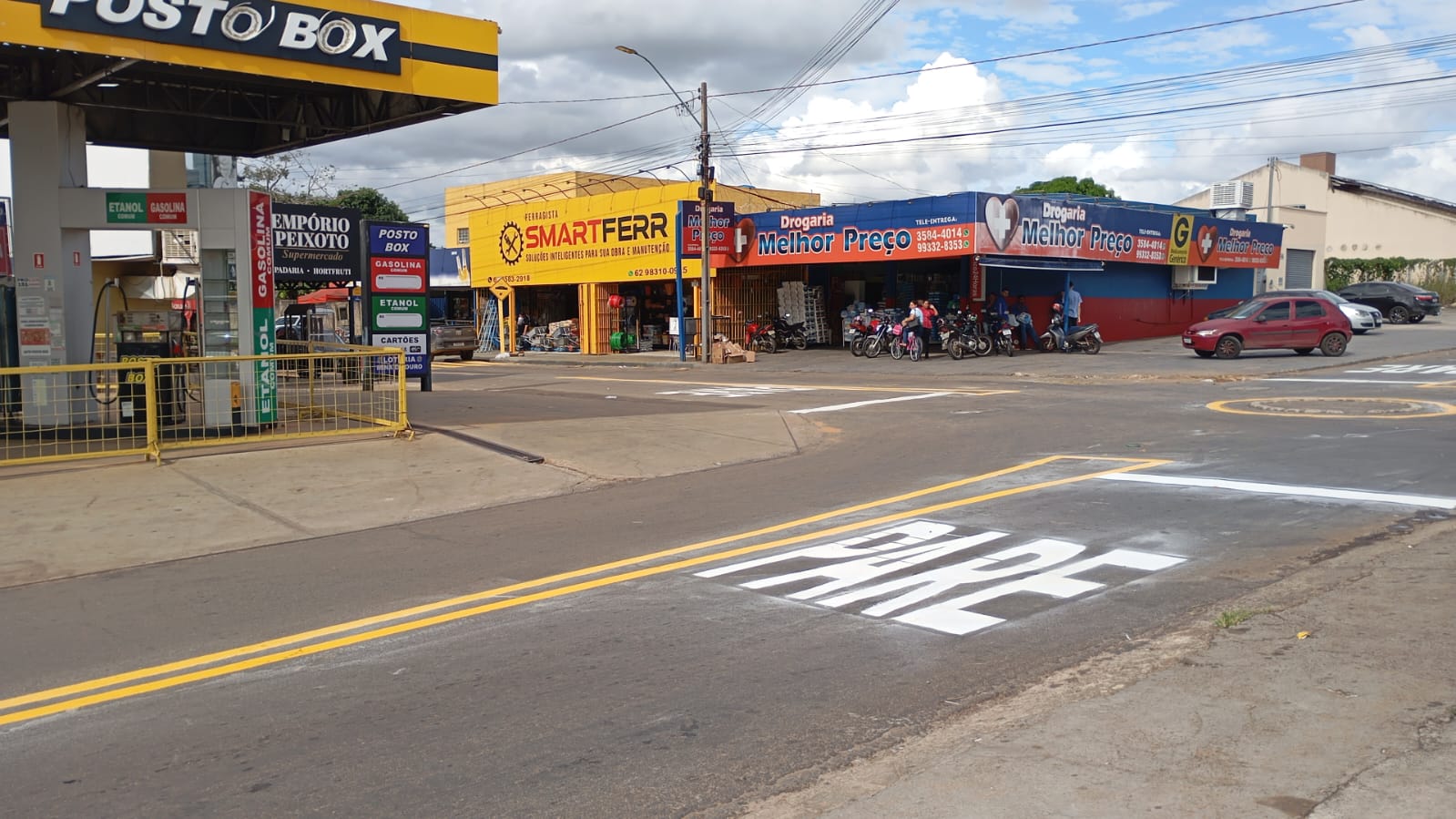 Imagem destacada do post: SMTA reforça sinalização de trânsito nas ruas de Aparecida