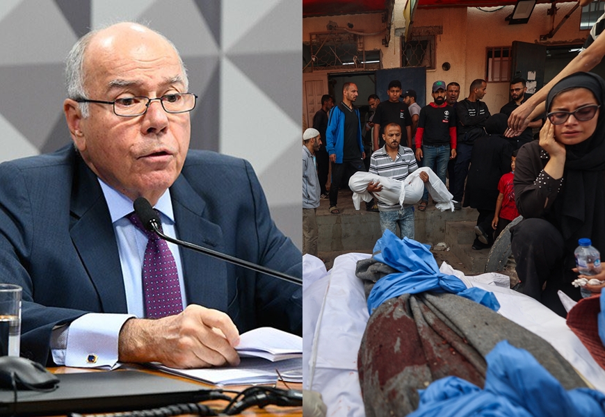 Imagem destacada do post: Brasil denuncia massacre de palestinos por Israel