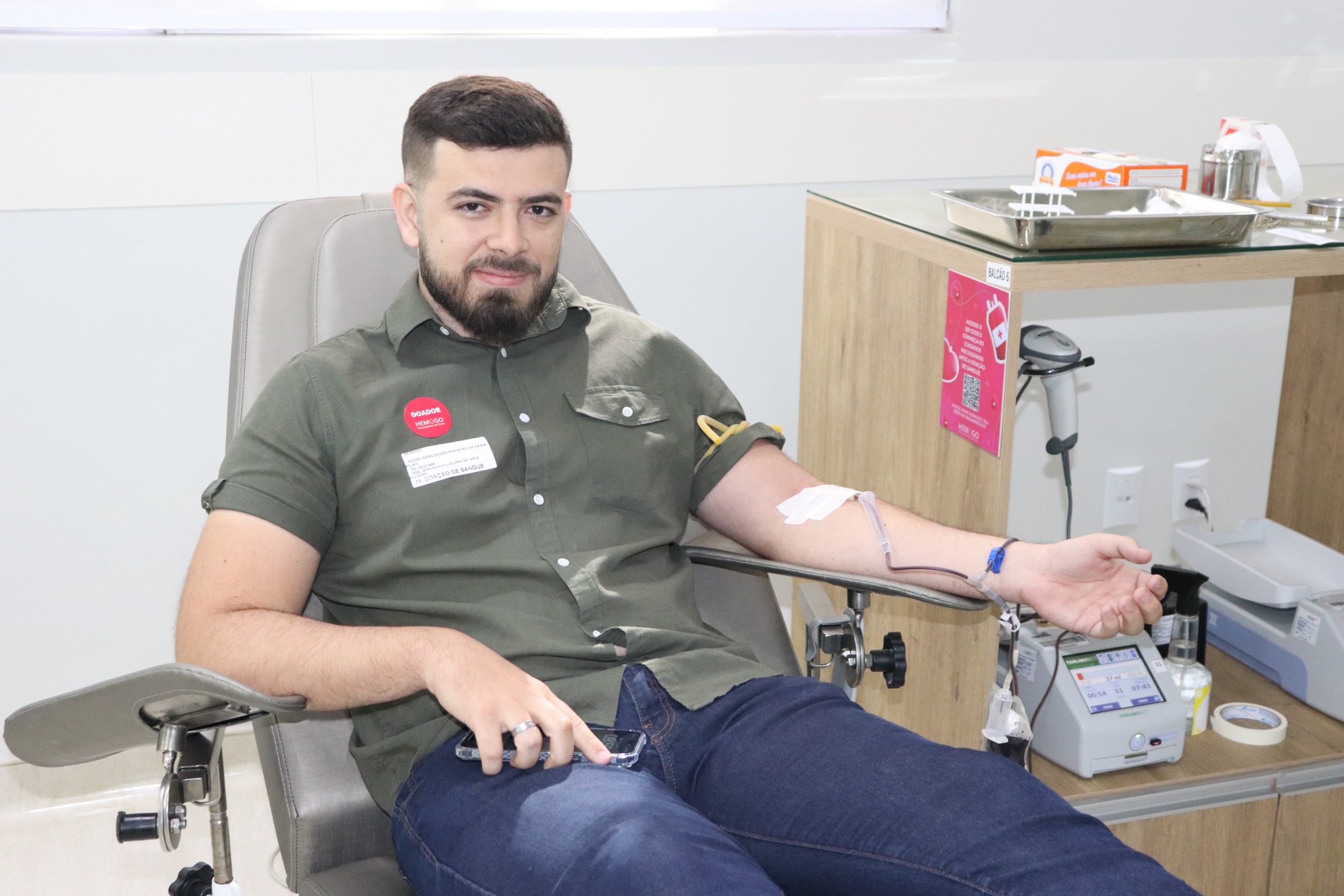 Imagem destacada do post: Hemocentro faz campanha de conscientização da doação de sangue