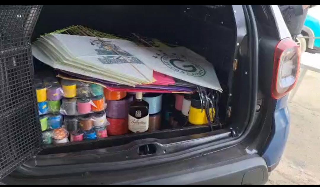 Imagem destacada do post: GCM de Aparecida prende suspeito de fabricar linhas com cerol para pipas