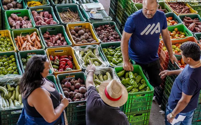Imagem destacada do post: IBGE: alimentos seguem em queda, e inflação fica em 0,26% em julho