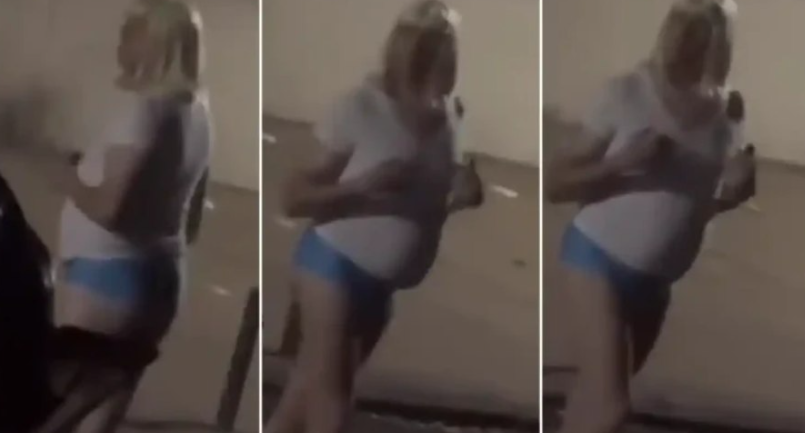 Imagem destacada do post: Vídeo mostra pastor com peruca e calcinha próximo a um bar
