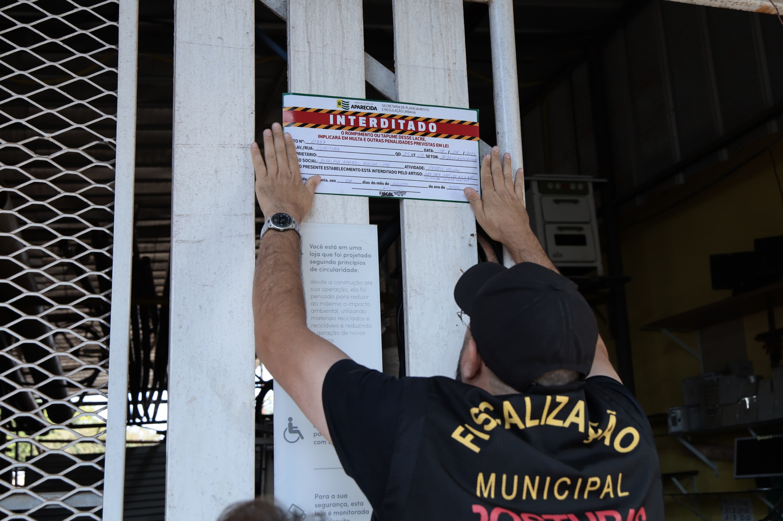 Imagem destacada do post: GGIM em Ação interdita 7 estabelecimentos