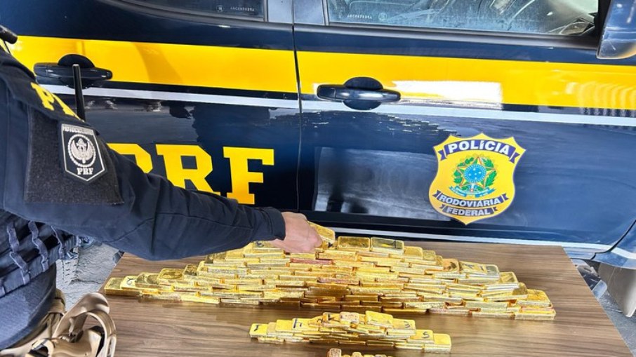 Imagem destacada do post: PRF apreende 103 kg de ouro em Roraime