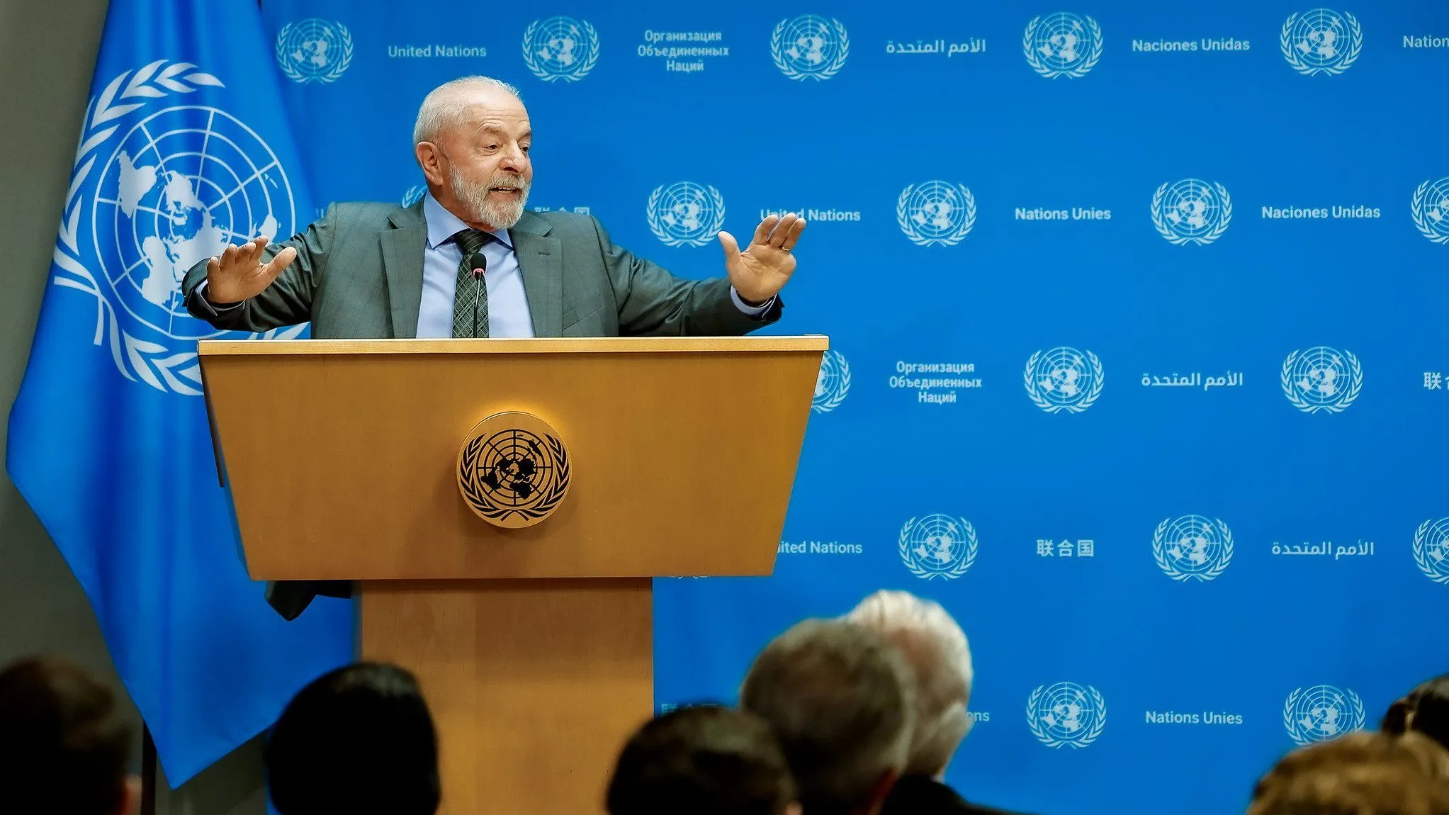 Imagem destacada do post: Lula diz que encontro com Trump deve ser “ganha-ganha” para os 2 países