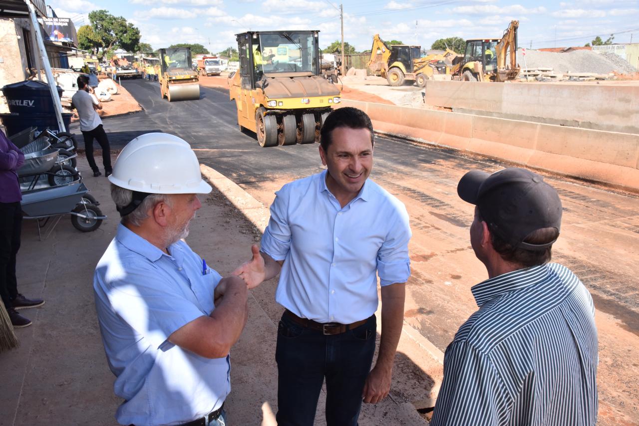 Imagem destacada do post: Vilela vistoria obras para enfrentar as chuvas