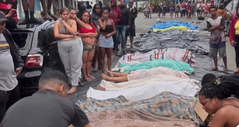 Imagem destacada do post: Comunidade conta 130 corpos após operação da polícia nas favelas do Rio
