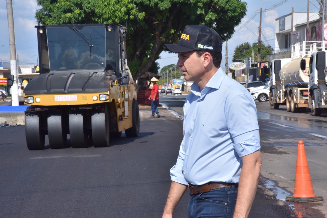 Imagem destacada do post: Vilela confere ajustes finais na revitalização da Avenida das Nações