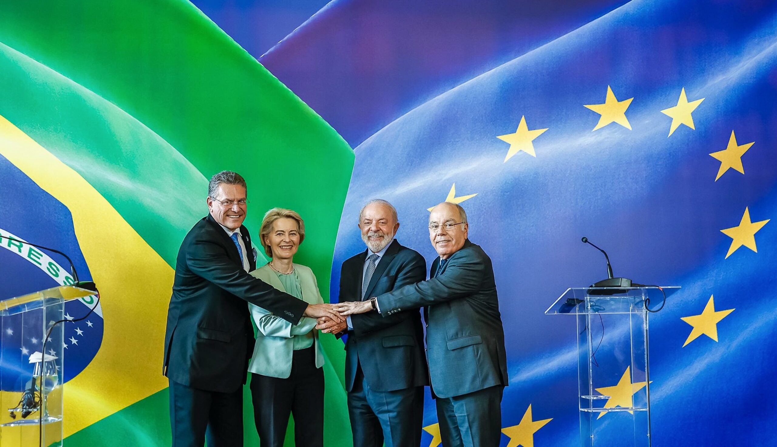 Imagem destacada do post: Lula celebra acordo do Mercosul com a União Européia
