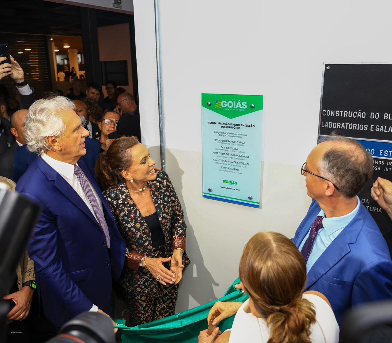 Imagem destacada do post: Caiado inaugura o novo Lyceu de Goiânia